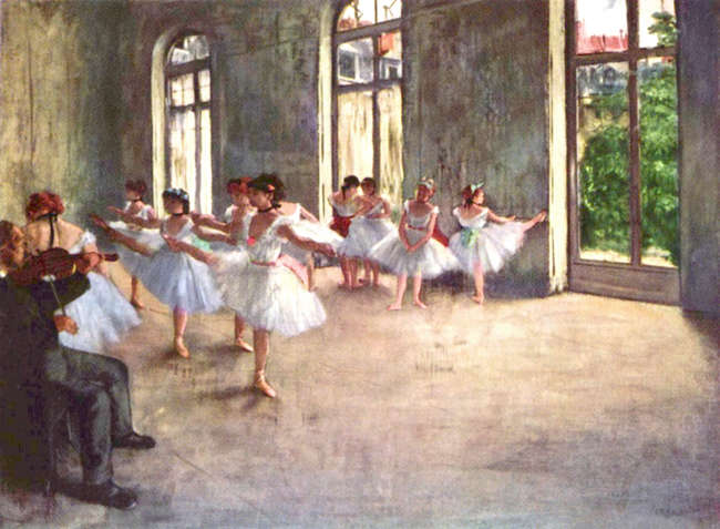 project kunst en 50 jaar ballet in Prins Dries - Edgar Degas